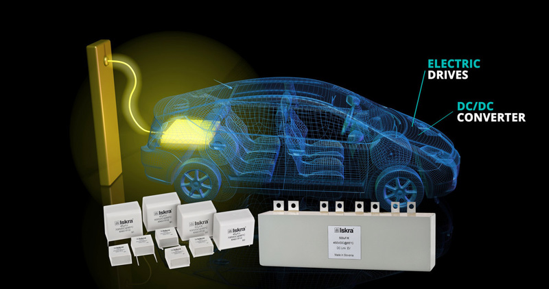 High voltage DC-link capacitors